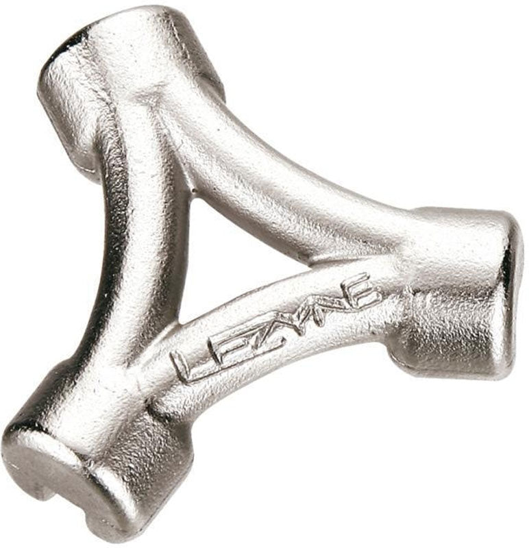 Lezyne CNC-Speichenschlüssel 3,22 3,3 3,45 mm Silber