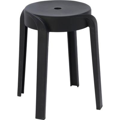Home-Styling-Hocker stapelbar schwarz