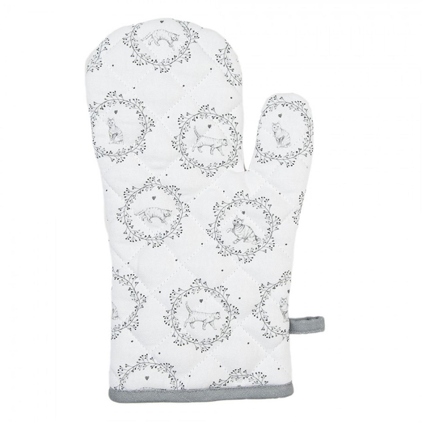 Clayre Eef Ofenhandschuh Katze 18x30cm