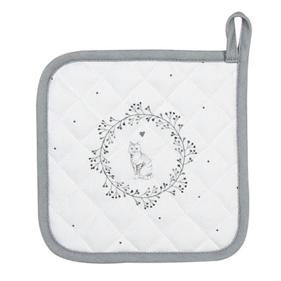 Clayre Eef Topflappen Katze 20x20cm