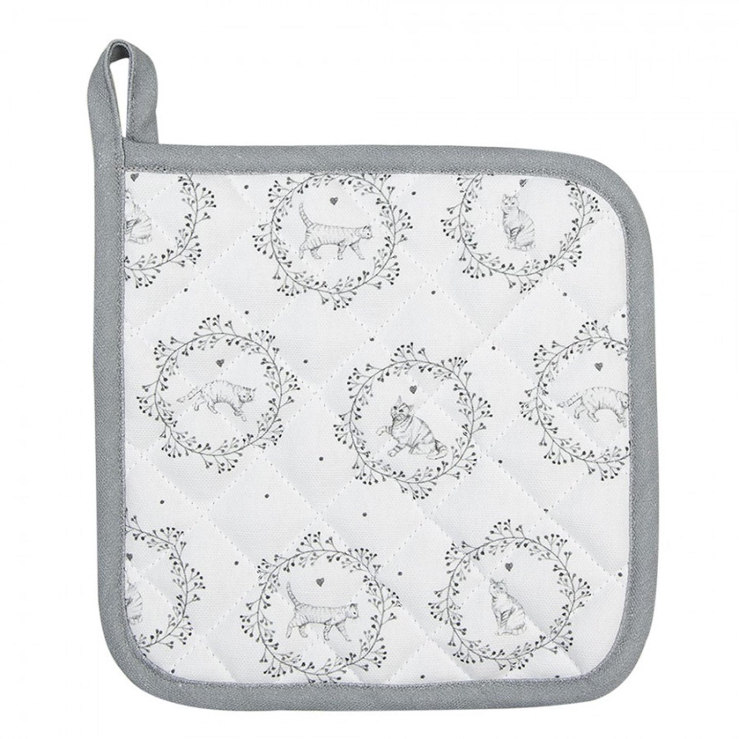 Clayre Eef Topflappen Katze 20x20cm