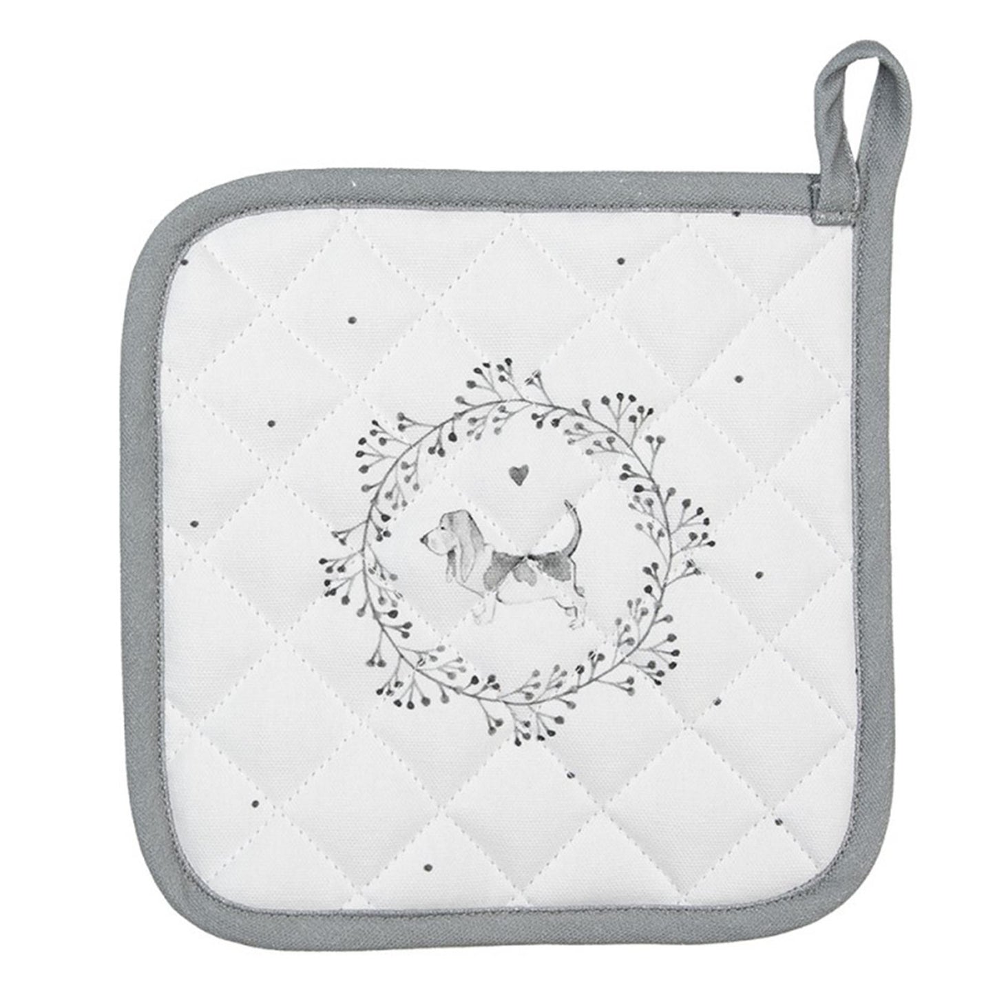 Clayre Eef Topflappen Hund 20x20cm