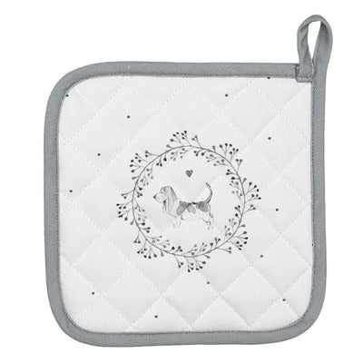 Clayre Eef Topflappen Hund 20x20cm