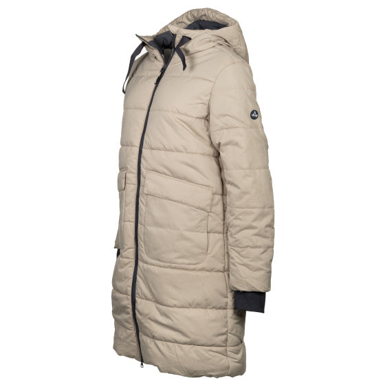 Life Line Howitt Fake Down Parka Ladies Beige Größe xxl