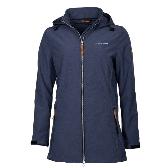 Lebenslinie Kya Softshell Parka Damen dunkelblau Größe xl