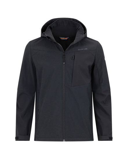 Lebenslinie Murray Softshell Jacke Männer Schwarz Größe 3xl