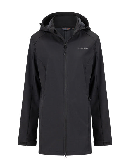 Lebenslinie Wellington Softshell Parka Damen Schwarz Größe XL