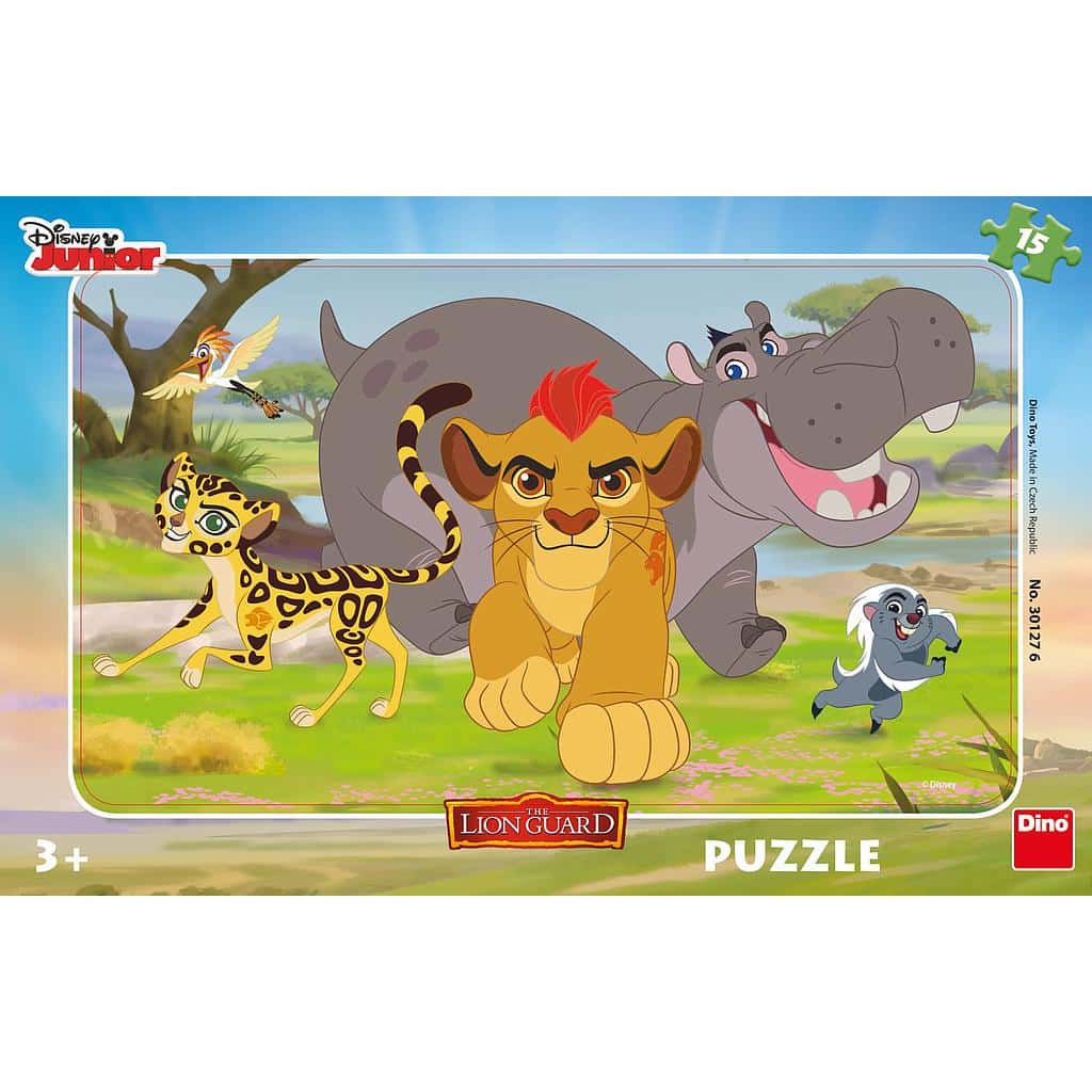 Disney Puzzle Rahmen Puzzle Der Löwenschutz 15 Teile