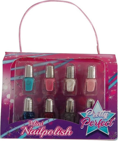 Bongers Spielzeugnagellack und mit Glitzer, ziemlich perfekte 8 Teile