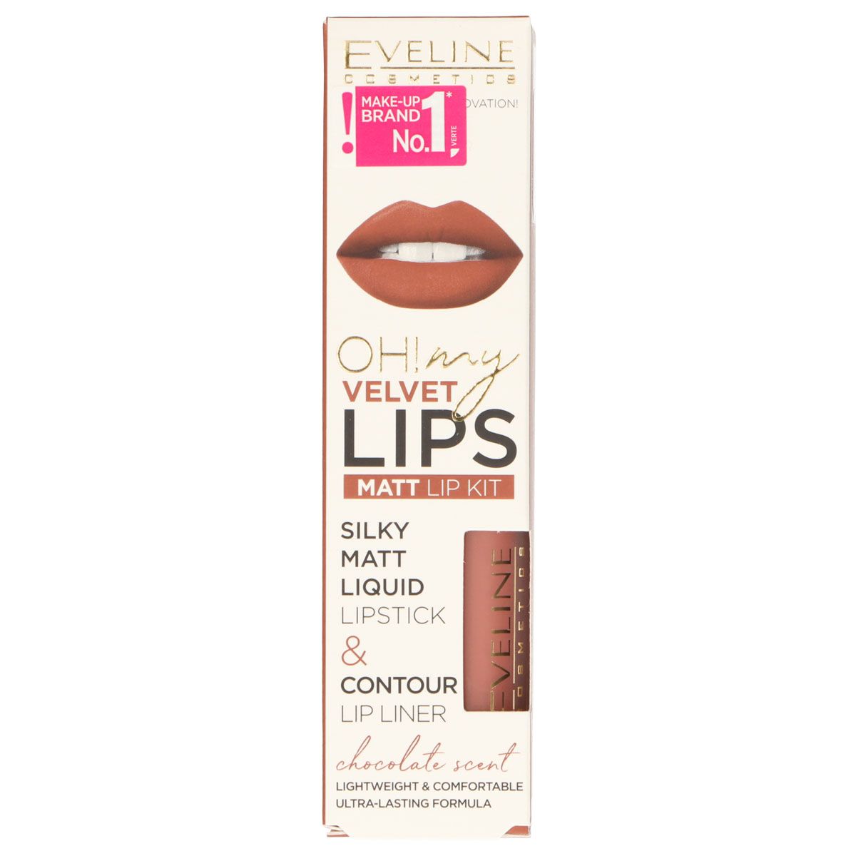 Eveline Eveline Oh! Meine Lippen seidiger Matt Liquid Lip Kit Nr. 12 Praline Eclair