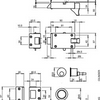 Lippen 1757 Zylinder-Felgenschloss | Fallenriegel und Riegelschloss | dm 60mm | Drehrichtung 1. - 9857023