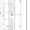 Lips spg-2420 Gruppenschließblech für Metallrahmen | rechteckig | Edelstahl | 265 x 28 mm – 7170014