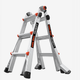 Ty kleine Riesengeschwindigkeit | 4x3 Sport | Teleskop-Klappleiter - 503913