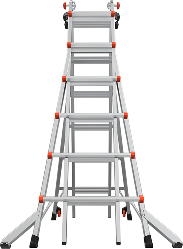 Ty kleine Riesengeschwindigkeit | Teleskopleiter | 4x6 Sprossen - 48414103