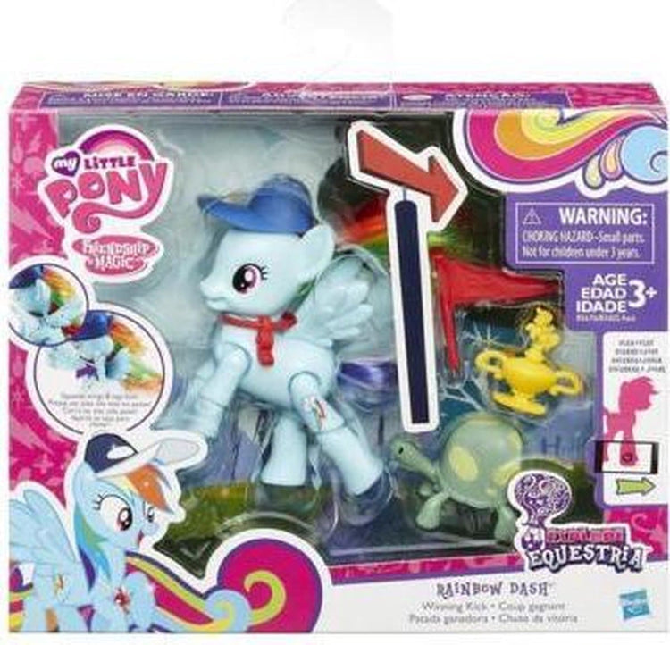 Little Pony bewegliche Regenbogenschnecken