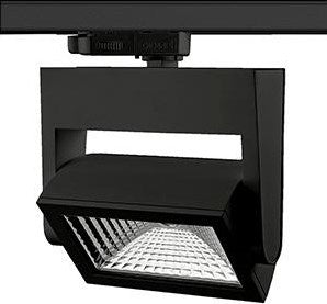 Lival LED-Schienenstrahler 3-phasig 33 W 3000 K Schwarz 90 x 70 ° Lival Nanna groß - 5050625