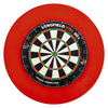 Longfield Darts-Turnier Dartboard mit Zubehör rot 8-teilig