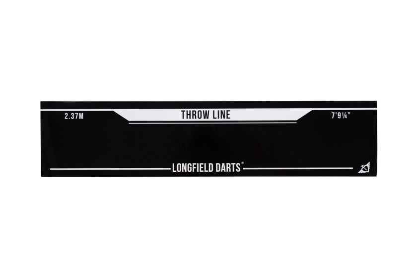 Longfield Darts-Turnier Dartboard mit Zubehör rot 8-teilig