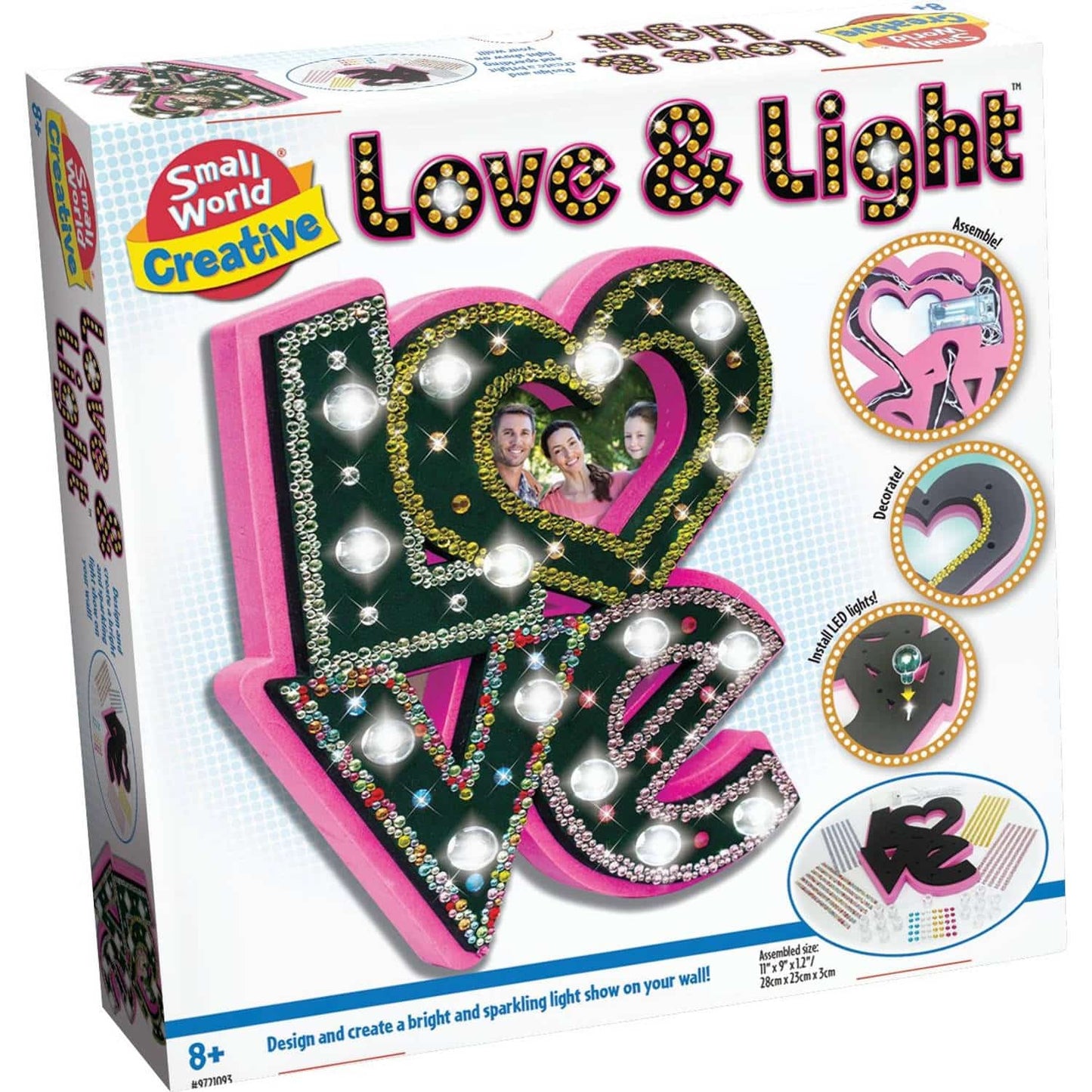 Liebe und Licht, entwerfen Sie Ihre eigene Lichtshow für Ihre Wand