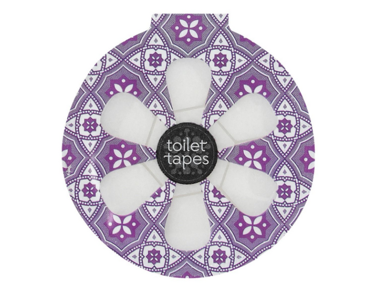 Toilettenbänder Toilettenband WC Block schöner Lavendel