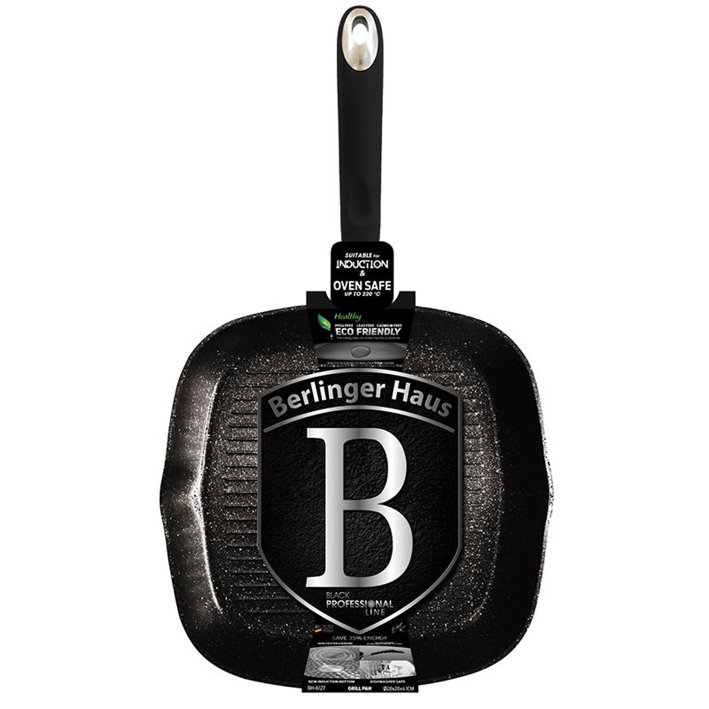 Berlingerhaus Grillpfanne 28cm schwarz