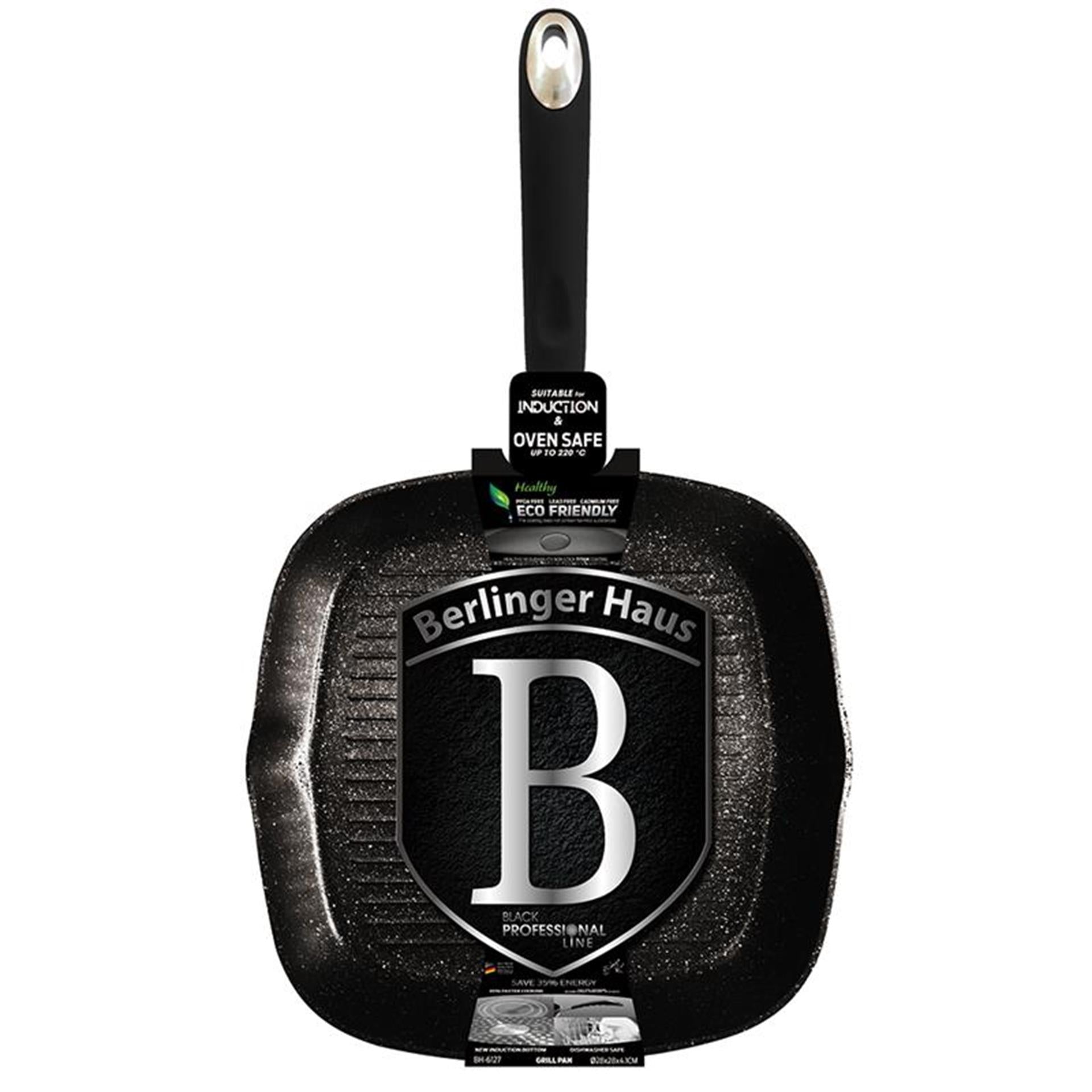 Berlingerhaus Grillpfanne 28cm schwarz