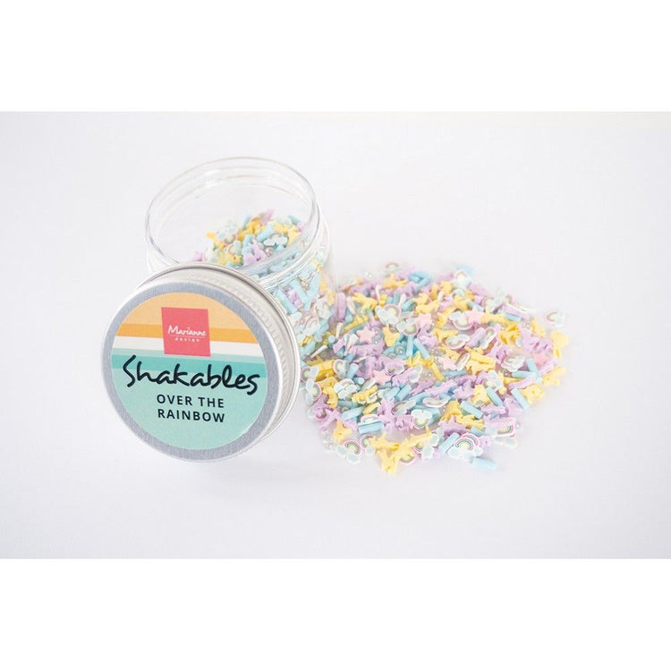 Marianne Design • Deko-Shakeables über dem Regenbogen