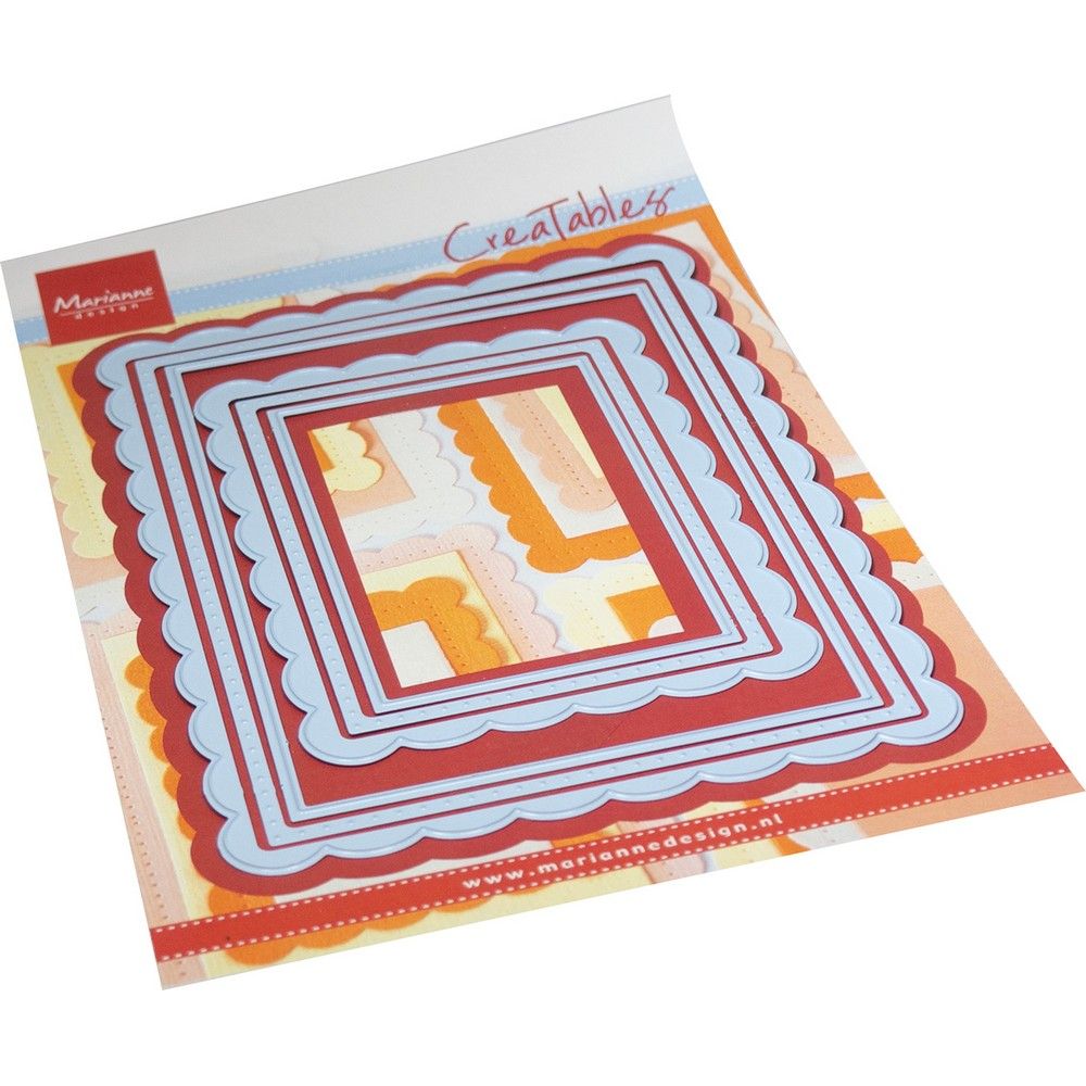 Marianne-Design • kreierbare Stanzform mit gewellten Rechtecken