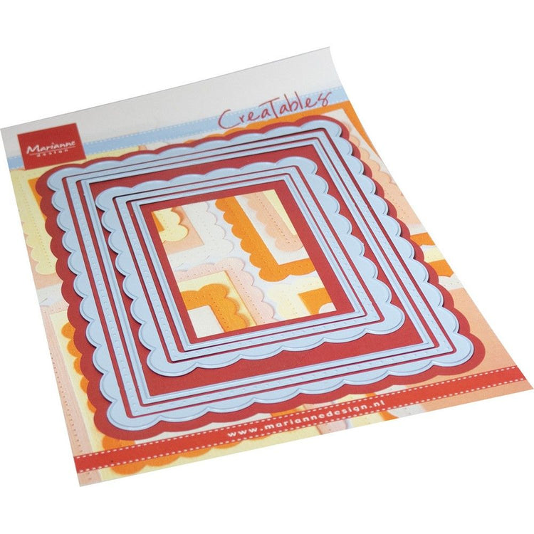 Marianne-Design • kreierbare Stanzform mit gewellten Rechtecken