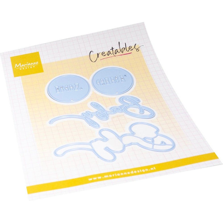 Marianne-Design • kreativer Baby-Jungen-Mädchen-Text