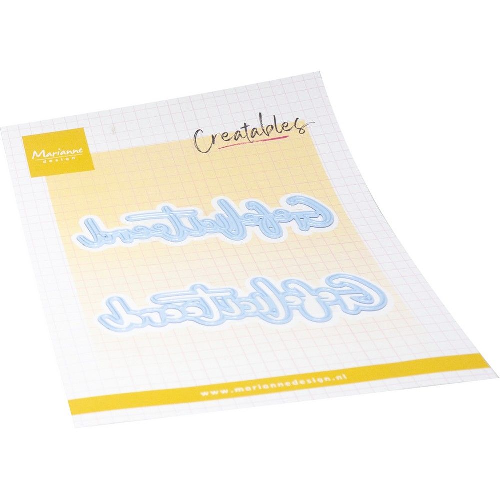 Marianne Design • creatable Herzlichen Glückwunsch