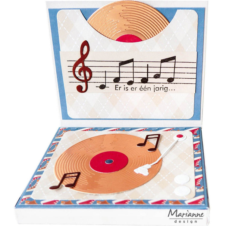 Marianne Design • kreativer Plattenspieler