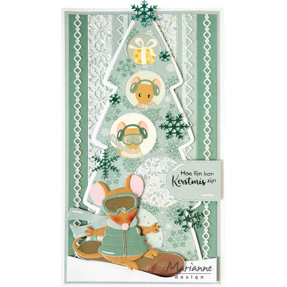 Marianne Design • Weihnachtsbaum mit frei gestaltbarem Layout