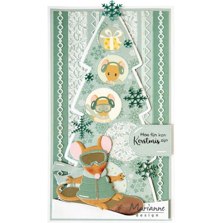 Marianne Design • Weihnachtsbaum mit frei gestaltbarem Layout