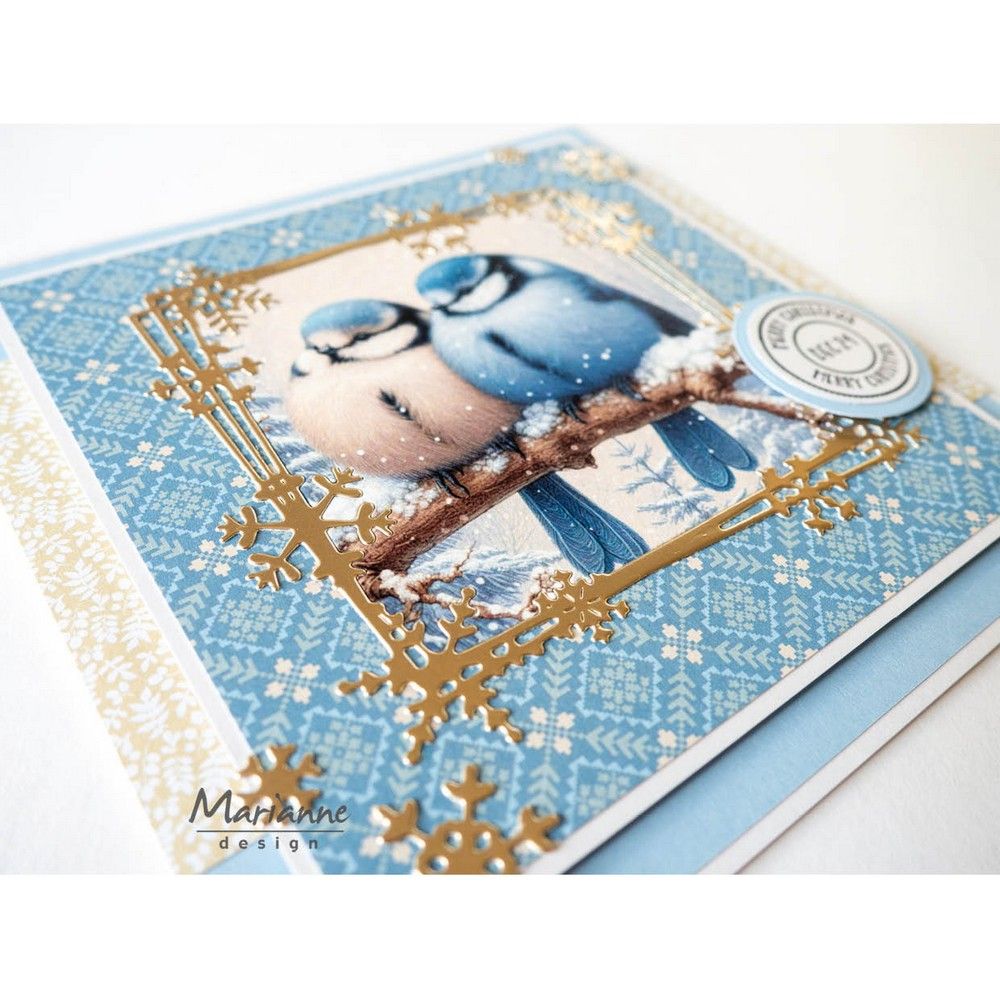 Marianne Design • Gestaltbare Eiskristalle im Quadrat
