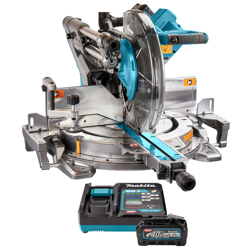 Makita ls003gm102 | 40 V max. | Radialkappsäge | 305mm | 4,0 Ah Akku (1 Stück) | Schnellladegerät | im Karton | mit AWS-Sender ls003gm102