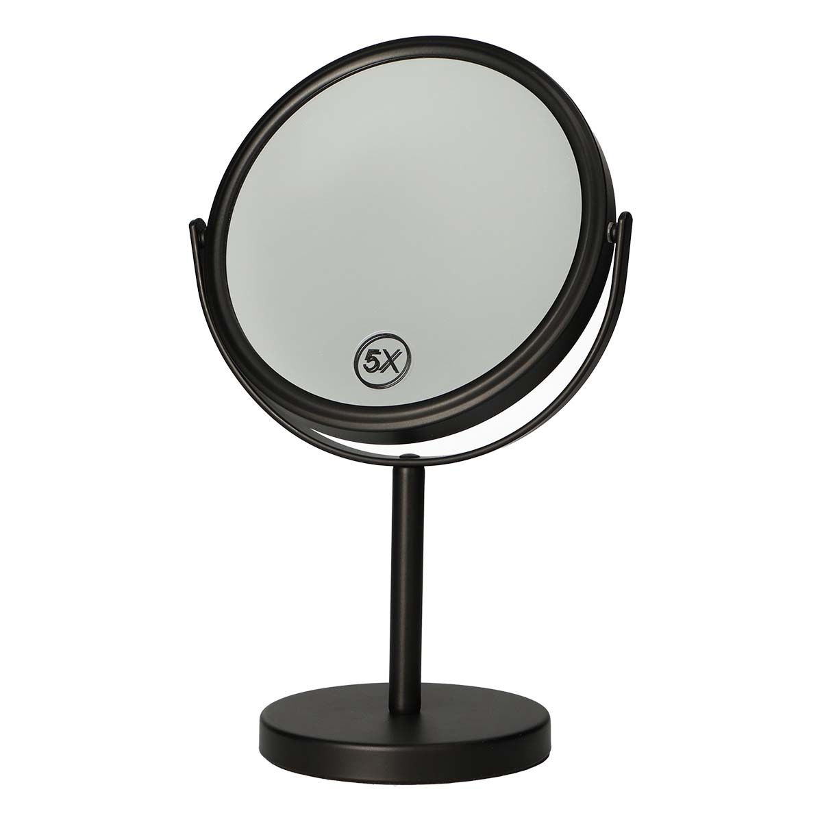 JVDL -Spiegel zu Fuß Matt Black 30,5 cm 5x Launen