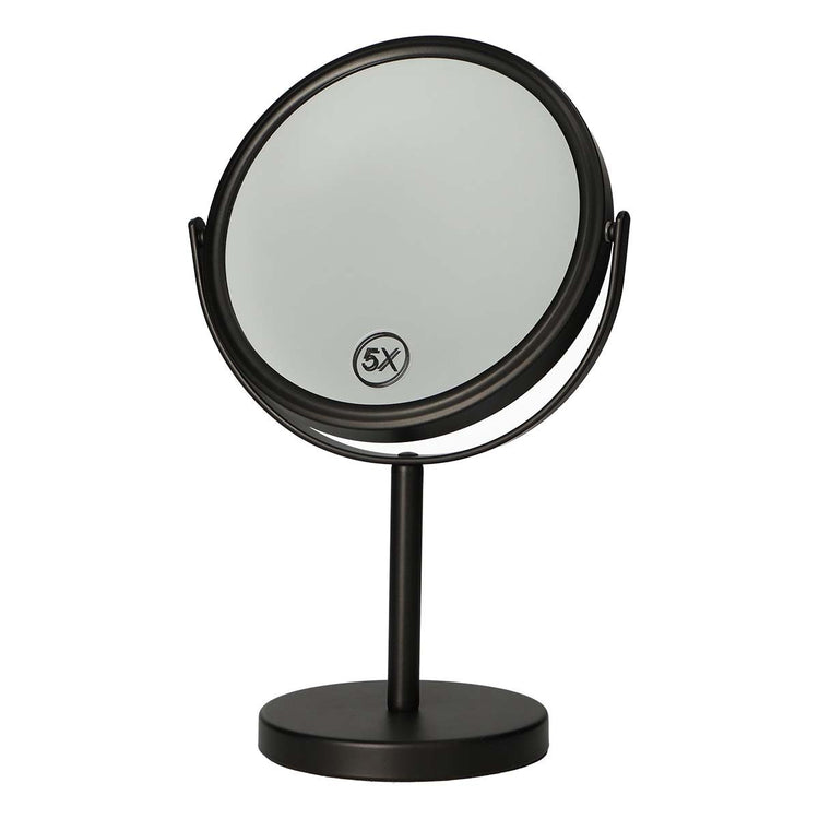 JVDL -Spiegel zu Fuß Matt Black 30,5 cm 5x Launen