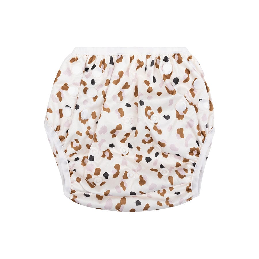 Leopard | Kaki waschbarer Schwimmwindel
