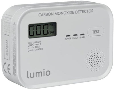 Lumio7900605 Kohlenmonoxidmelder | Batterie-LCD | Lumio - 7900605