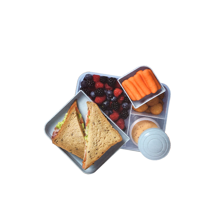Ausgezeichnete Hauswaren -Lunchbox mit Dressing Tasse 3 Assorti