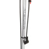 Fahrradpumpe mit Manometer Aluminium 61 cm Silber