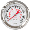Fahrradpumpe mit Manometer Aluminium 61 cm Silber
