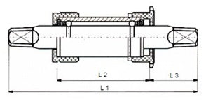 M-Wave Bottom Bras Thompson 148 15,8 mm