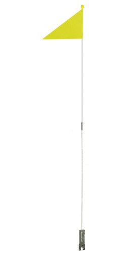 M-Wave-Sicherheitsflagge gelb 150 cm