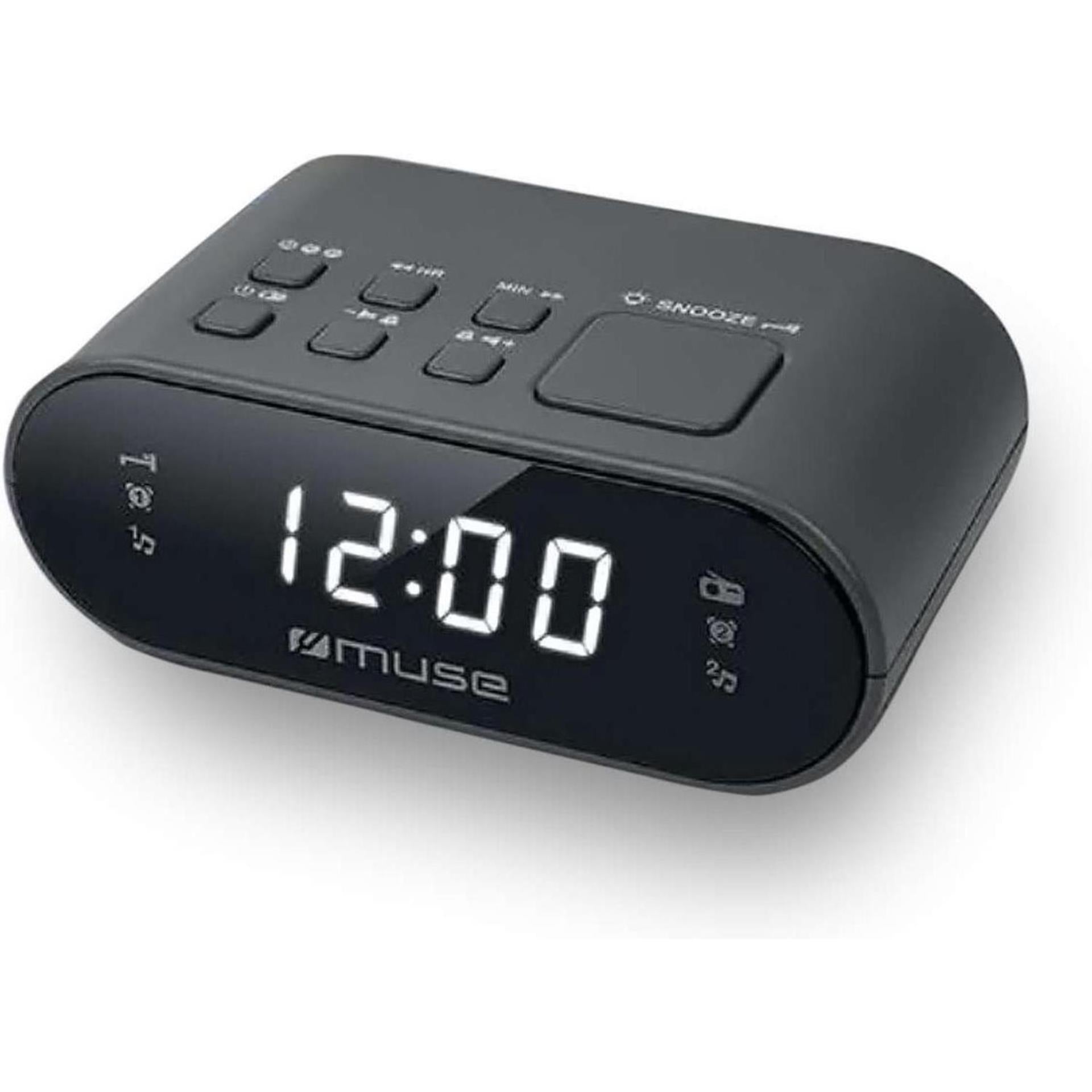 Muse FM-Radiowecker grau