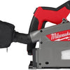 Milwaukee M18 FPS55-552P Tauchsäge mit Kraftstoffbatterie | 18v | 2 x 5,5 Ah Akku + Schnellladegerät | in der Packout-Toolbox 4933478778