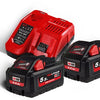 Milwaukee m18 hnrg-552 – m18 hb5 duo pack 18 v 5,5 ah hohe leistung + ladegerät m12-18fc