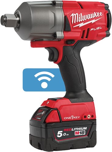 Milwaukee m18 onefhiwf34-502x | Kraftstoff-Einschlüssel-Akku-Schlagschrauber 18 V 3 4 1627 nm in HD-Box (2 x 5,0 Ah-Akku + M12-18 FC-Ladegerät) – 4933459730