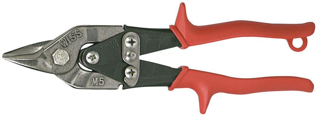 Wiss Metallschere, mittig schneidend, rot, 233 mm – M5R – M5R